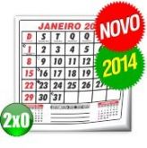 BLOCO DE CALENDÁRIO PARA COMERCIAL 2014